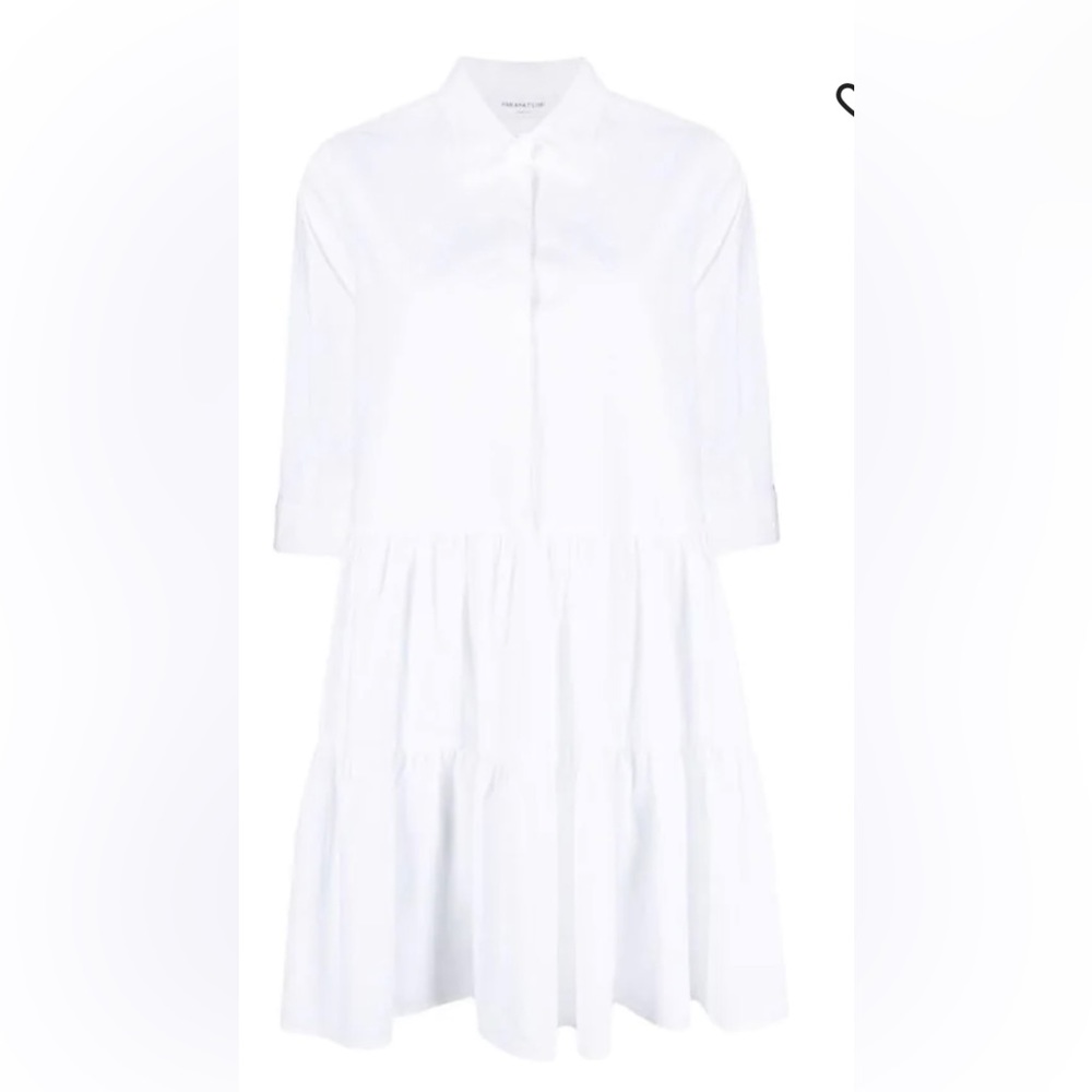 Fabiana Filippi tiered cotton shirt dress. New with tags.